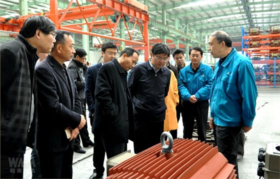 省發(fā)改委副主任吳勁松到威能公司調(diào)研 省發(fā)改委副主任吳勁松到威能公司調(diào)研