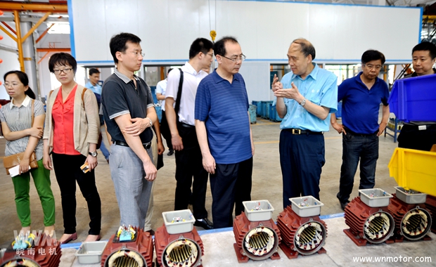 皖南電機(jī)陪同宋志明副司長(zhǎng)在線圈車(chē)間參觀調(diào)研 皖南電機(jī)陪同宋志明副司長(zhǎng)在線圈車(chē)間參觀調(diào)研